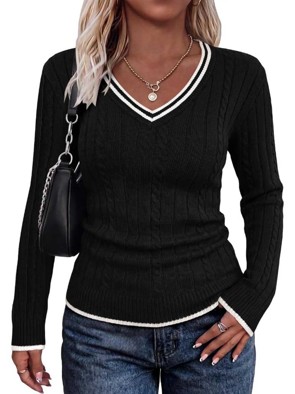 Sweaters for Women Early Fall Fashion Must Haves 2026 Winter Clothing Long Sleev